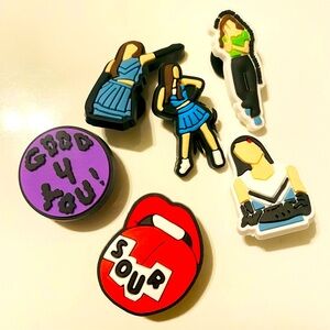 Brand New 6 Pack Olivia Rodrigo Shoe Charms